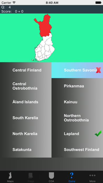 How to cancel & delete Finland Region Maps, Capitals, COA from iphone & ipad 3