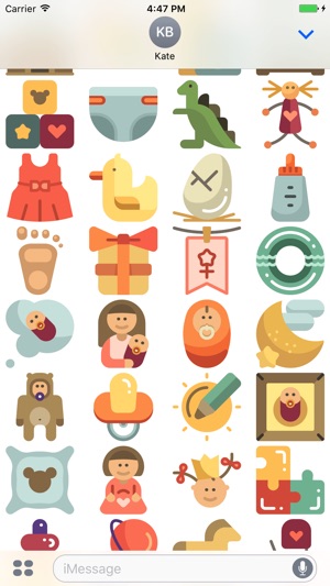 Tots Stickers - Emoji for Young Families(圖3)-速報App