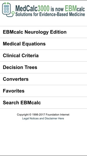 EBMcalc Neurology(圖1)-速報App