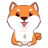 Smiling Akita Animated Emoji Stickers