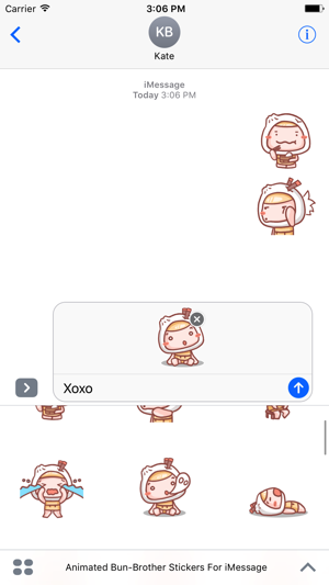 Animated Bun-Brother Stickers For iMessage(圖3)-速報App
