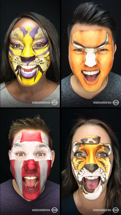 Die Hard Fan by Nissan - Paint your game face!