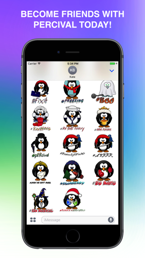 Percival The Penguin Stickers Pack(圖3)-速報App