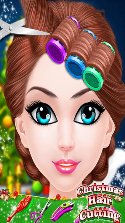 Christmas Hair Cutting - Trendy Hairstyle Games screenshot-3