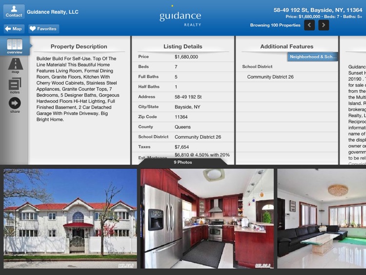 Guidance Realty for iPad