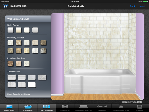 BathWraps Build-A-Bath screenshot 2