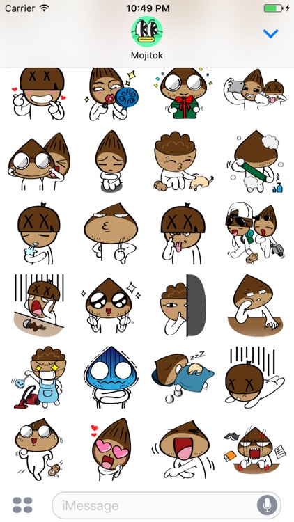 Nuts Family Stickers