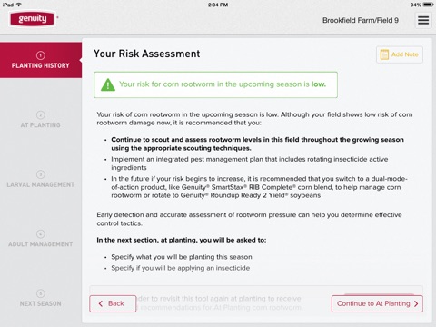 Genuity® Rootworm Manager screenshot 4