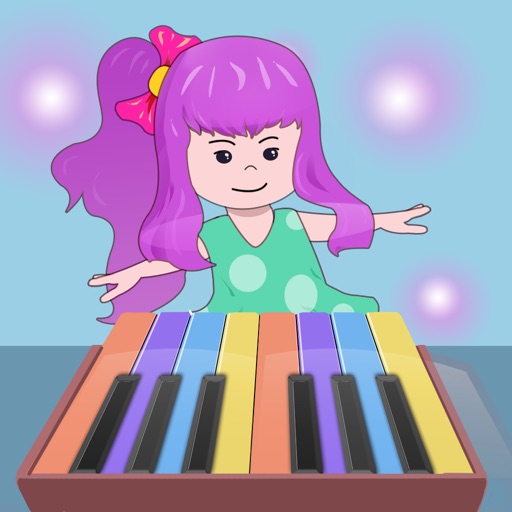 virtual piano playing for kids iOS App