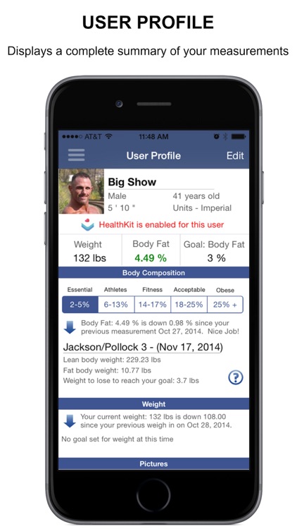 Body Tracker - body fat calc