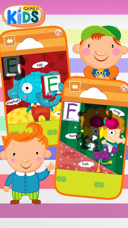 ABC Alphabet Jigsaw Puzzle Games For Baby And Kids screenshot-3