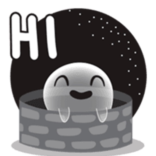 Curious Ghost Stickers icon