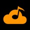 Cloud music player allows you to download and play your own songs offline