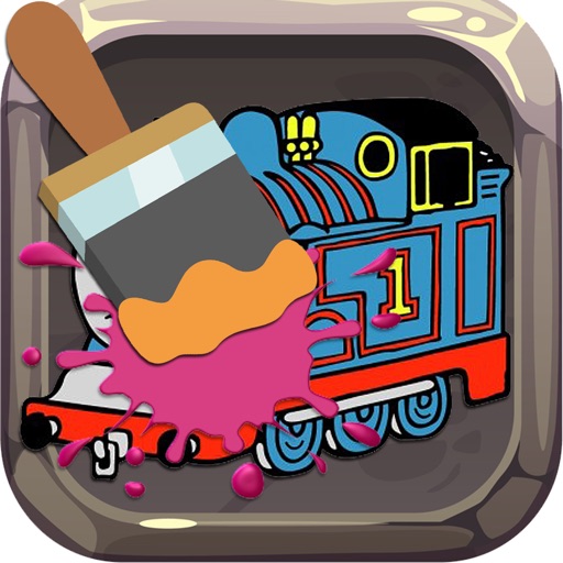 Coloring Game Thomas and friends Version iOS App