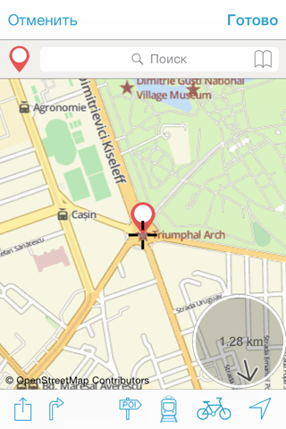 Bucarest on foot : Offline Map screenshot 4