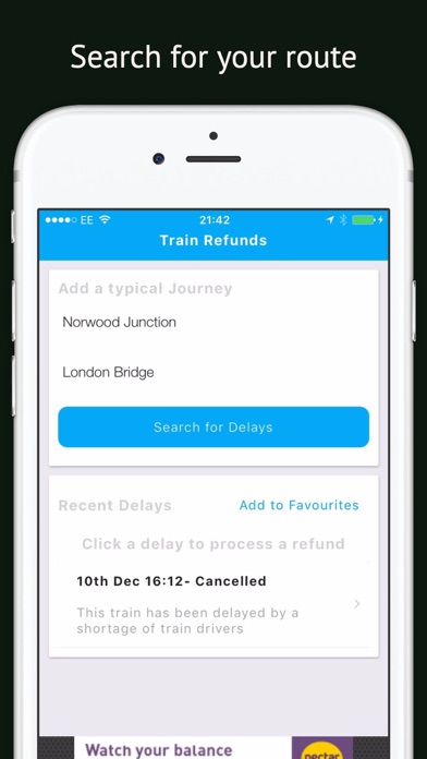 How to cancel & delete East Coast Train Refunds from iphone & ipad 1