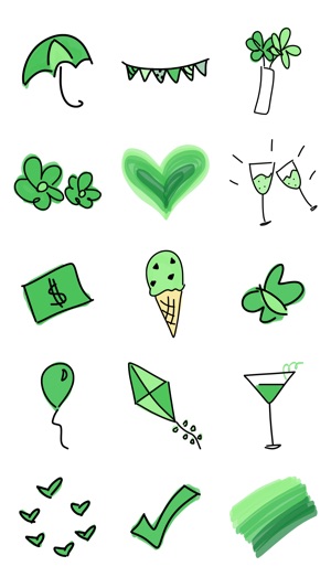 Green sticker - my cute baby stickers for iMessage(圖2)-速報App