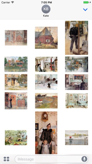 Carl Larsson Artworks Stickers(圖3)-速報App