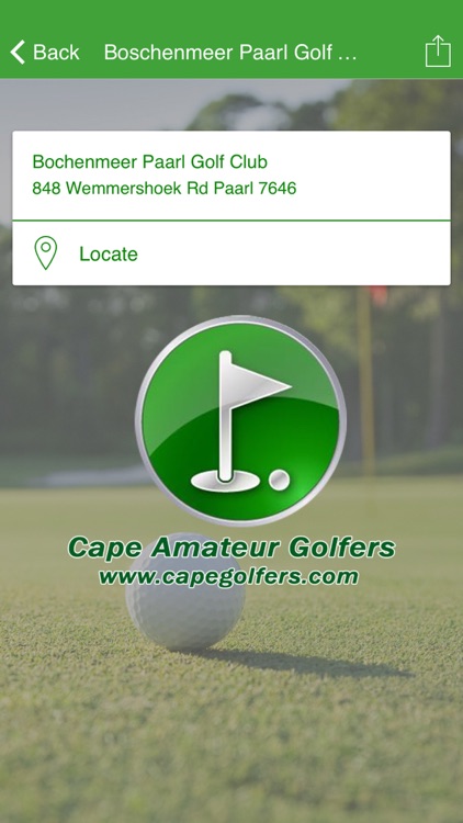 Cape Amateur Golfers screenshot-3