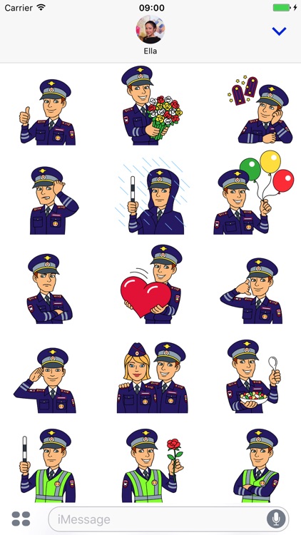 Police – stickers for iMessage screenshot-4
