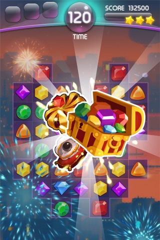 Jewel Land Monster: match 3 puzzle games screenshot 4