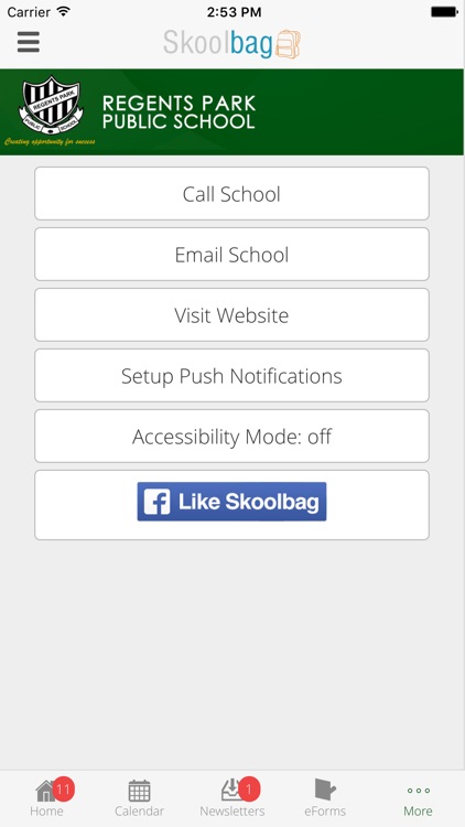 Regents Park Public School - Skoolbag screenshot-3