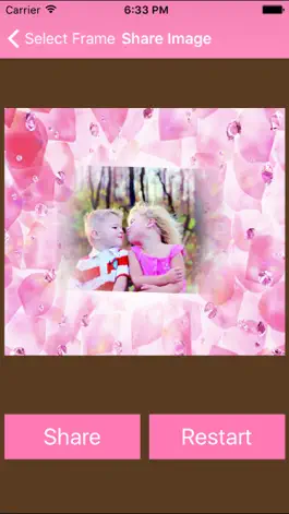 Game screenshot Pink Heart Photo Frame For Girls hack