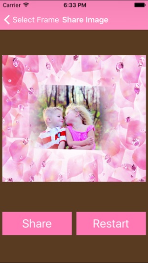 Pink Heart Photo Frame For Girls(圖3)-速報App