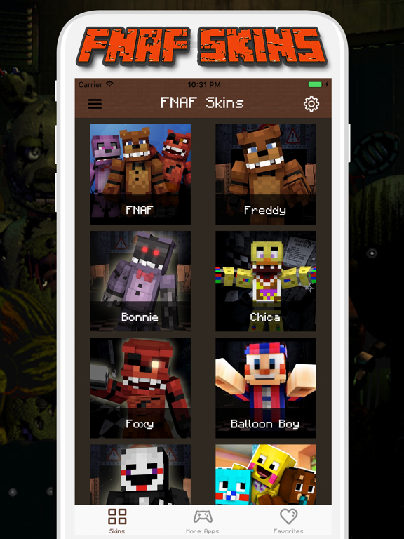 FNAF Skins for Minecraft PE - Pocket Editionのおすすめ画像1