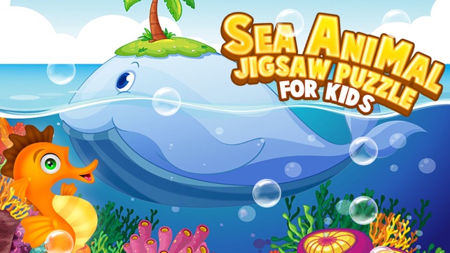 Sea Animal Jigsaw Puzzle for Kids(圖1)-速報App