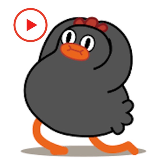 Lovely Chicken Animated Stickers