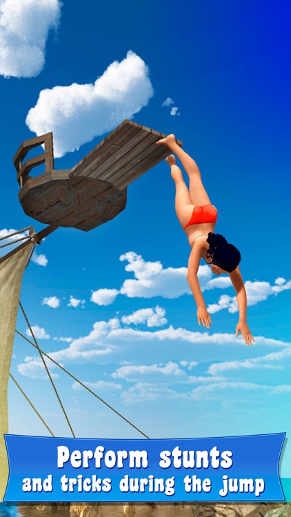 Swimming Pool Cliff Flip Diving Simulator 3D Full screenshot-3