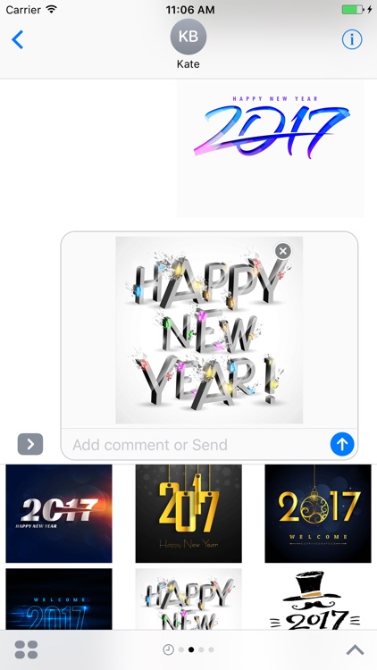 Holiday Stickers: Christmas & New Years screenshot-3