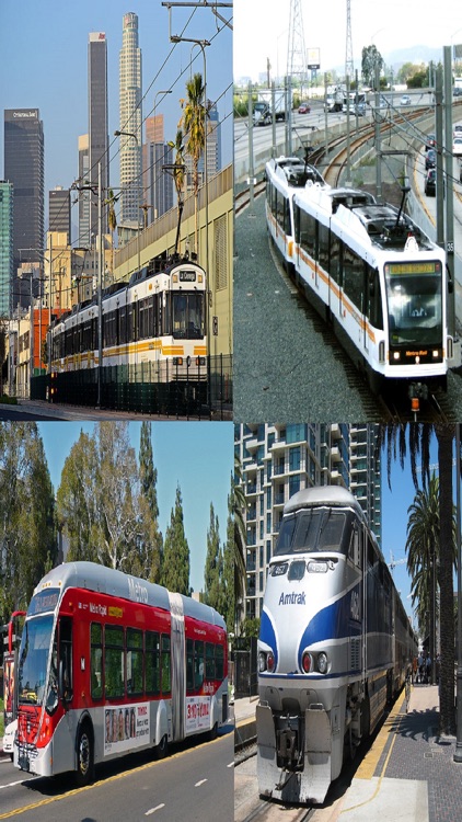Los Angeles LA Metro & Bus California Train Maps