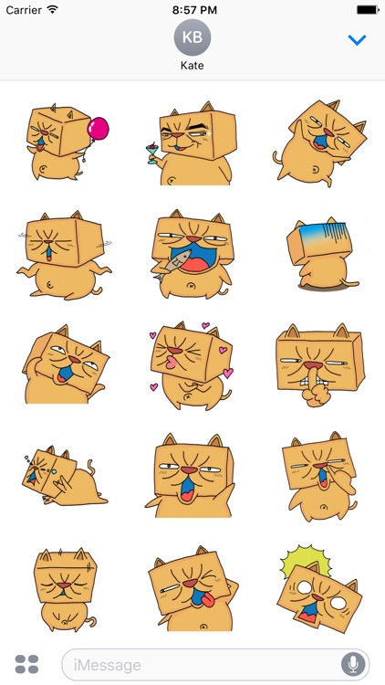 Oscar the Cat. Stickers by Design73