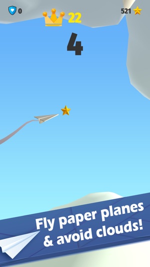 Clouds - Free Flying Paper Airplane Game(圖2)-速報App
