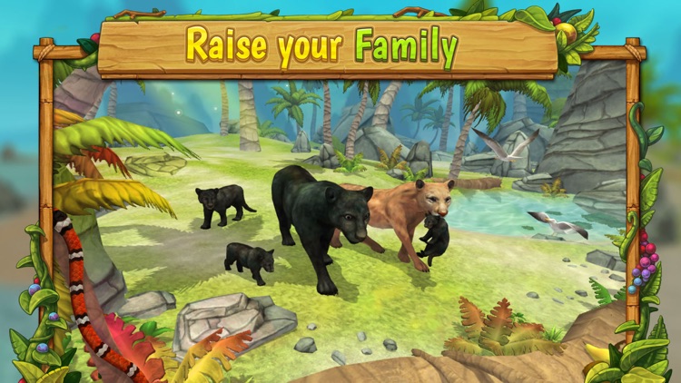 Panther Family Sim - Wild Animal Jungle Pro screenshot-0