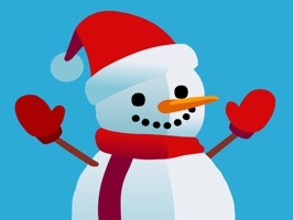 Join Santa and Rudolph on a Christmas adventure with over 25 animated stickers