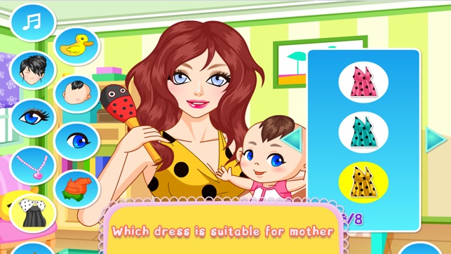 Baby Mom Dressup Beauty Girl Games(圖3)-速報App