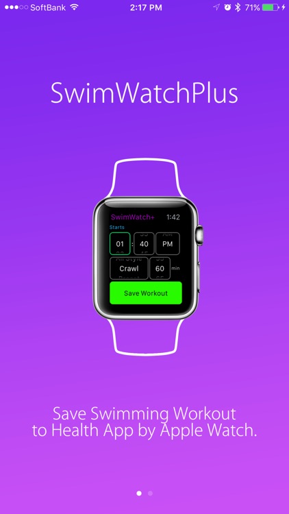 SwimWatchPlus for Watch - Save Swimming Workout