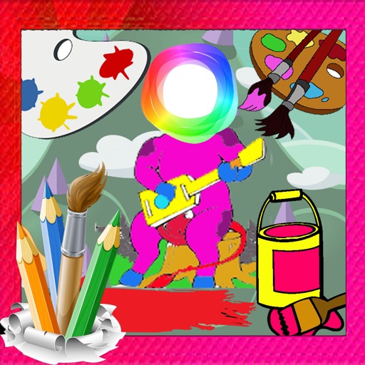 Color Page Game Barnyard Version iOS App