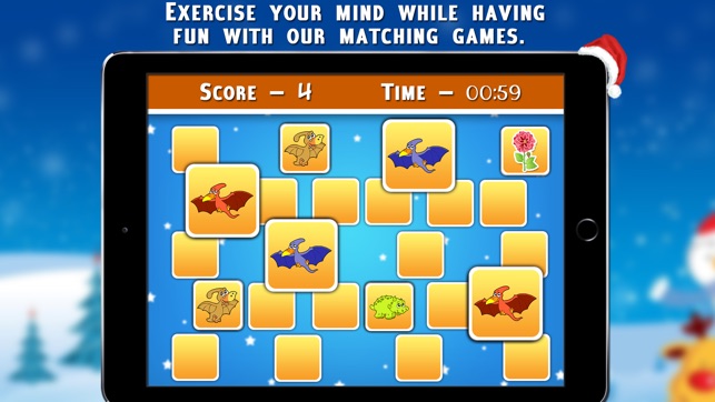 Christmas Dinosaur Matching Cards - Christmas Game(圖3)-速報App