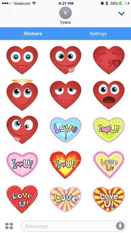 Heart Emoji - Love Emoticon Stickers for Texting screenshot-4