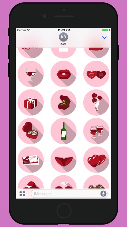 Valentine week love stickers 2017