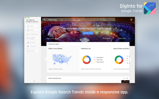 DigInto for Google Trends(圖1)-速報App