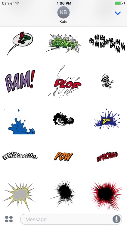 Comic Talk Stickers Pack 03 screenshot-3