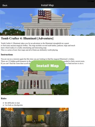 Screenshot 4 Best Maps for Minecraft PE - One Touch Install iphone