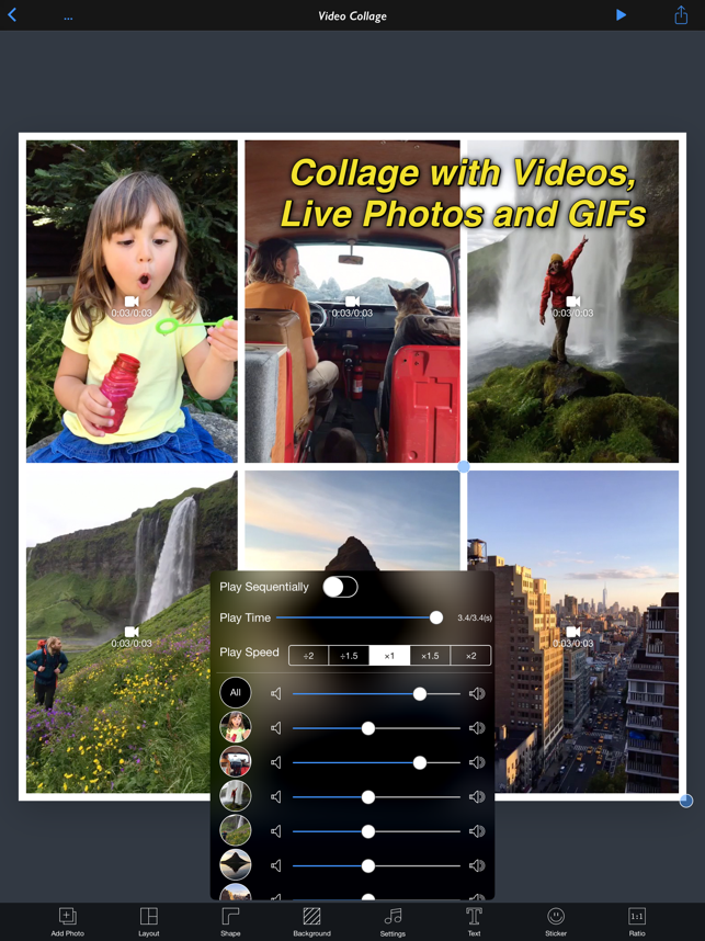 ‎VideoCollage - All In One Collage Maker Screenshot