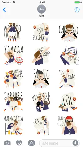 Game screenshot LBA stickers - LegaBasket Serie A apk