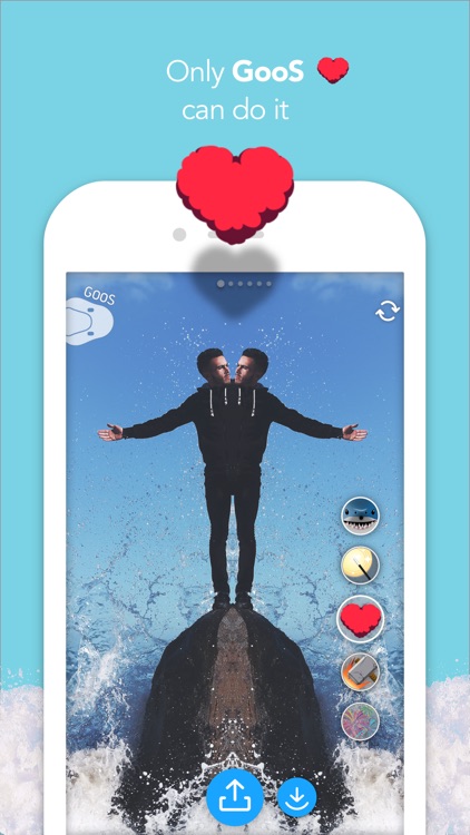 GoosCam - Live Clip Filmmaker with Sticker Effects screenshot-4